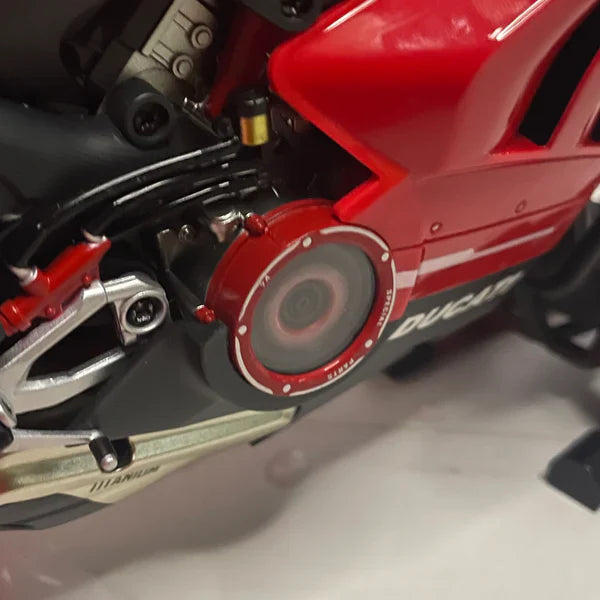1:6 Motorcycle Model – Ultra-Realistic Engineering Collectible with Smoke Exhaust Effect