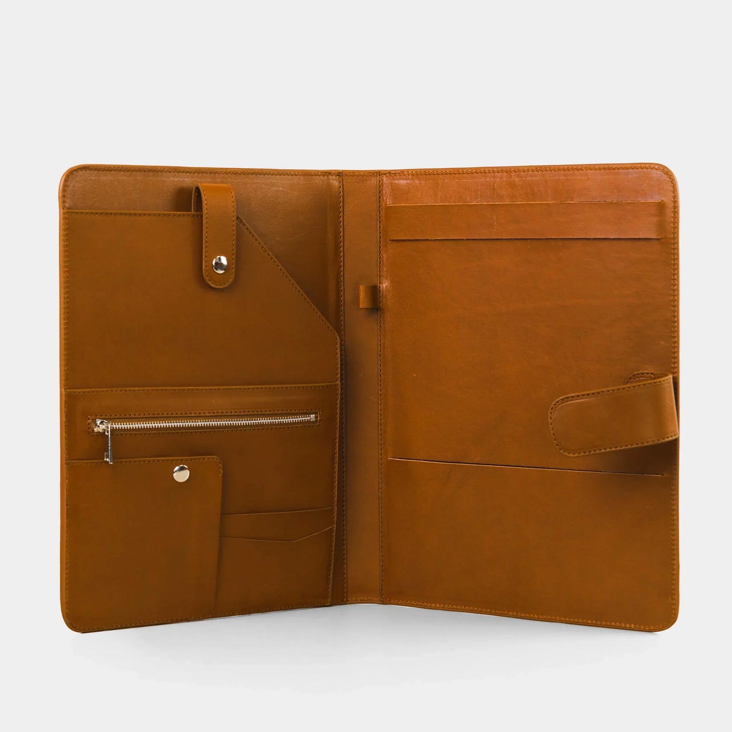 Premium Leather Portfolio – Professional Organizer Briefcase for Business & Travel