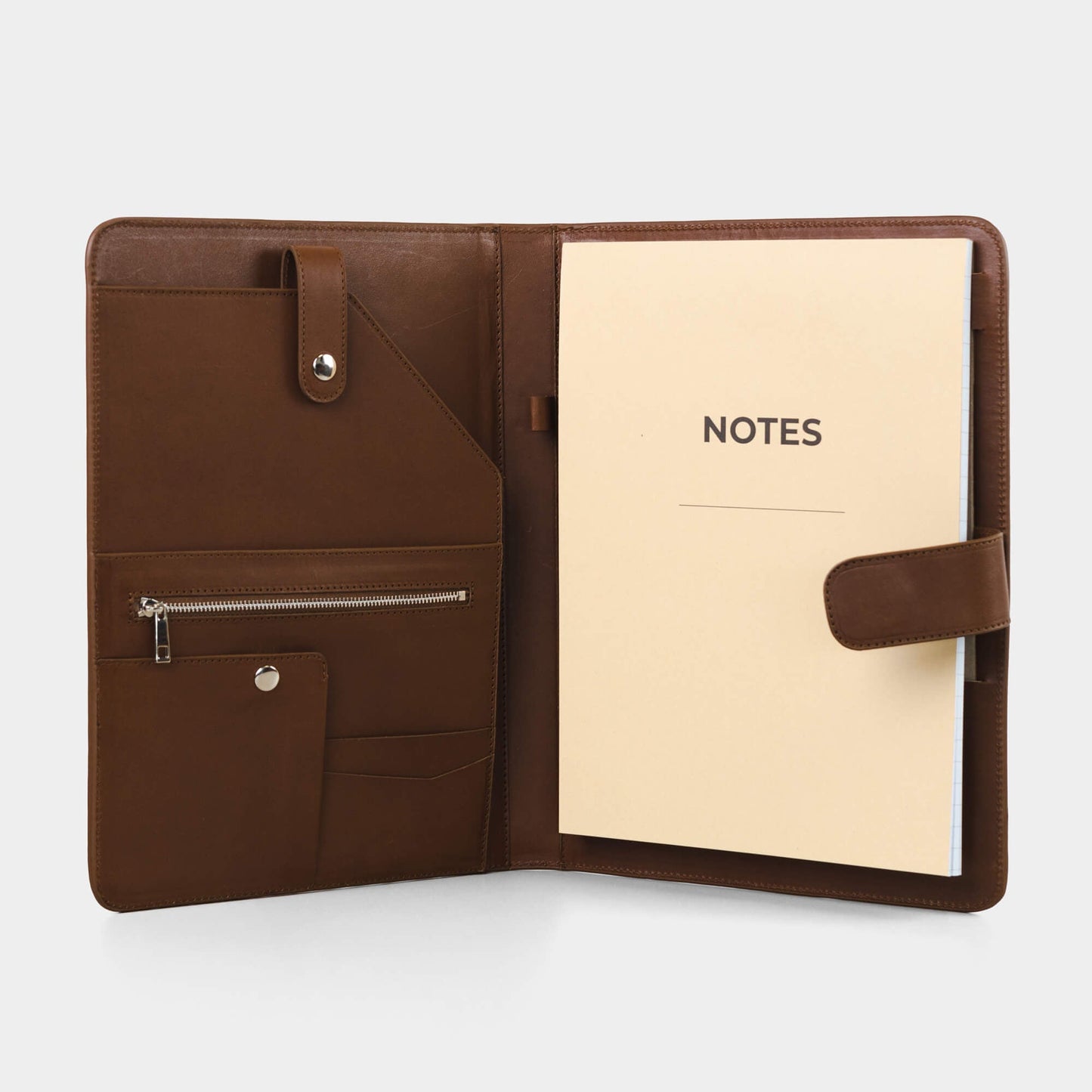 Premium Leather Portfolio – Professional Organizer Briefcase for Business & Travel
