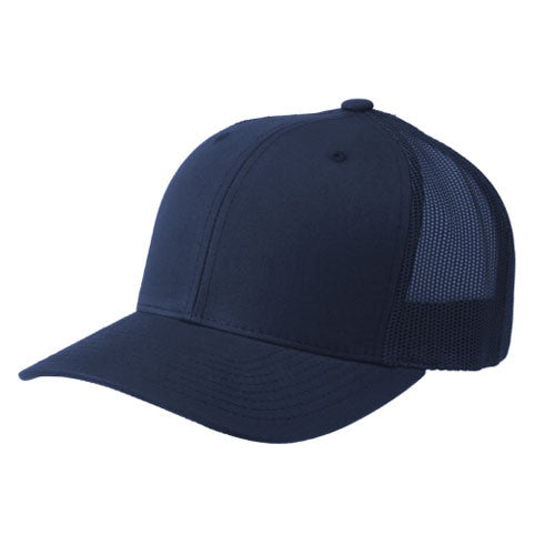 Flexfit - Navy Retro Snapback Trucker Cap
